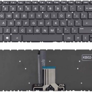 Backlit Keyboard for HP Pavilion x360 14-CD / 14-DH / 14M-CD / 14T-CM / 14s-DK / 14s-DP / 14s-CR / 14Q-CS / 14Q-CY Black, US Layout