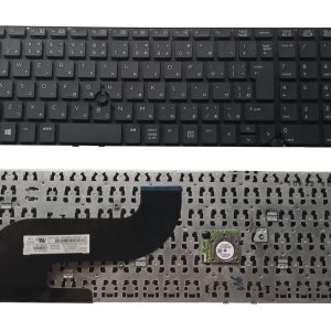Keyboard for HP ProBook 650 G1 / 655 G1 V139526BS1, 738697-001 US Layout, Black, Non-Backlit