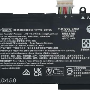 HP SD06XL Original Laptop Battery for hp omen 15-ek