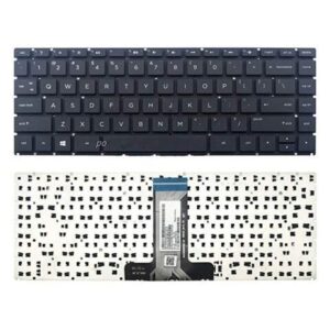 Laptop Keyboard Replacement for Hp 240g6 240-G6 Keyboard Black/silver