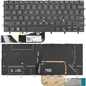 Replacement Keyboard for Dell XPS 13 9380 9370 9305 7390 Series Laptop, Dell XPS 13 9380 9370 9305
