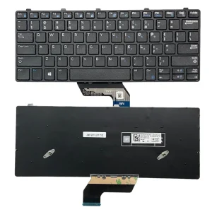 Keyboard for DELL Latitude 3380 Black without Backlight