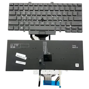Backlit US Layout Keyboard with Trackball for Dell Latitude 5400 Laptop