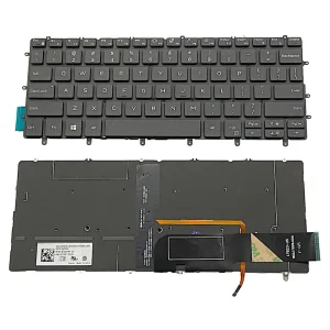 Backlit US Layout Keyboard for Dell XPS 13 9370, 9380, 7390, 9305