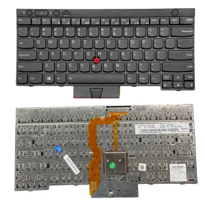 Black Keyboard with Trackpad (No Backlight) for Lenovo ThinkPad T530, T430