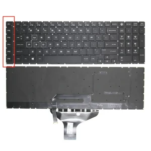 HP Omen 17-CB Series Backlit Keyboard Black with Red LED Lighting