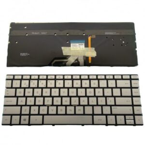 Keyboard HP Spectre x360 13-W 13-w000 Backlit Without Frame Silver PT
