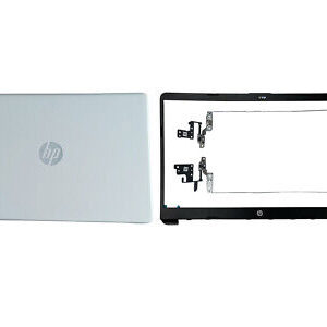 HP 15-dw1024wm 15-dw0054wm 15-dw3033dx LCD Top Back Cover Hinges Bezel Frame Set
