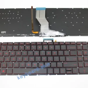 HP Omen 17-W Series Backlit Keyboard Black with Red Lighting